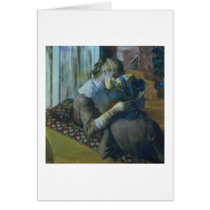 Cartão Edgar Degas duas mulheres