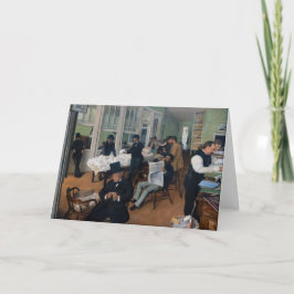 Cartão Edgar Degas - Escritório de Algodão em Nova Orlean