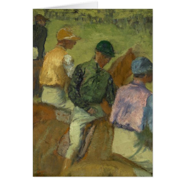 Cartão Edgar Degas | Quatro chaves (Frente)
