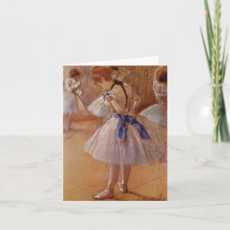 Cartão Edgar Degas "The Dance Studio"  BLANK Note Card
