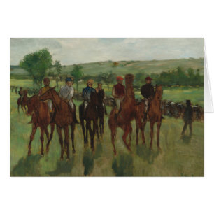 Cartão Edgar Degas The Riders