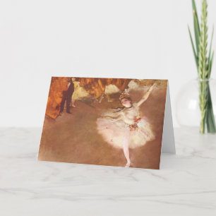 Cartão Edgar Degas The Star Greeting Card
