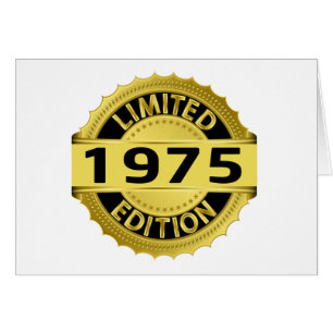 Cartão Edição 1975 limitada