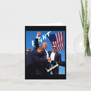Cartão Edição Assinatura Trump 