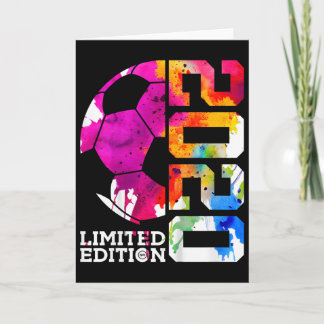 Cartão Edição Limitada de Futebol de 6º Aniversário