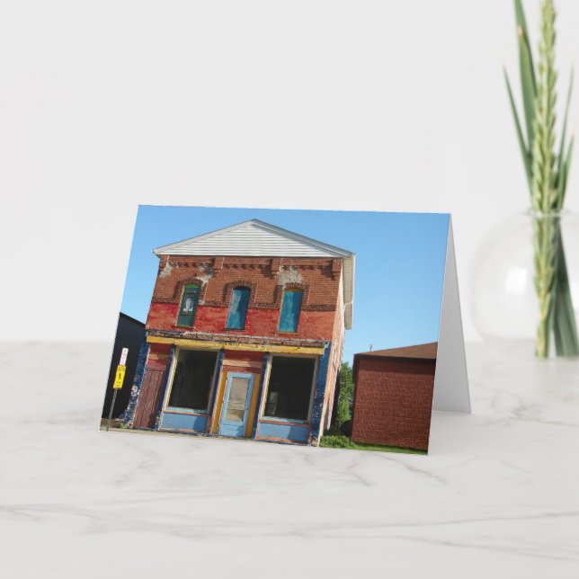 Cartão Edifício Colorido (Frente)