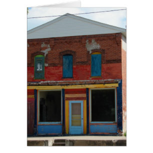 Cartão Edifício Colorido em Lone Tree, Iowa