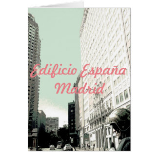 Cartão Edificio España Madrid