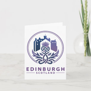 Cartão Edimburgo Escócia Reino Unido