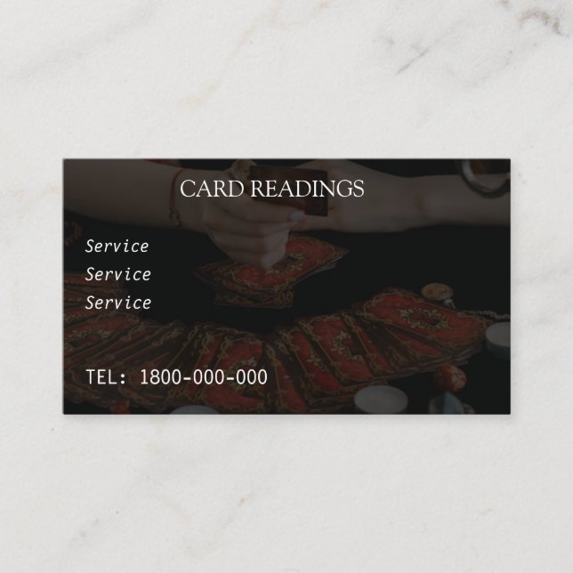 CARTÃO EDITÁVEL DE LEITURA DE DESTINO (Frente)