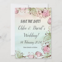cartão EDITÁVEL SALVE A DATA DO CASAMENTO!