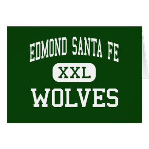 Cartão Edmond Santa Fé - lobos - alto - Edmond Oklahoma
