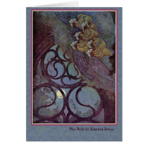 Cartão Edmund Dulac ilustra Edgar Allan Poe