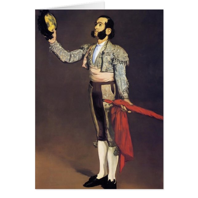 Cartão Edouard Manet- A matador (Frente)