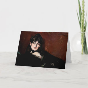 Cartão Edouard Manet - Berthe Morisot Reclinada