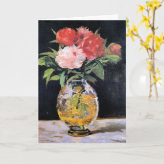 Cartão Edouard Manet - Bouquet of Flowers,