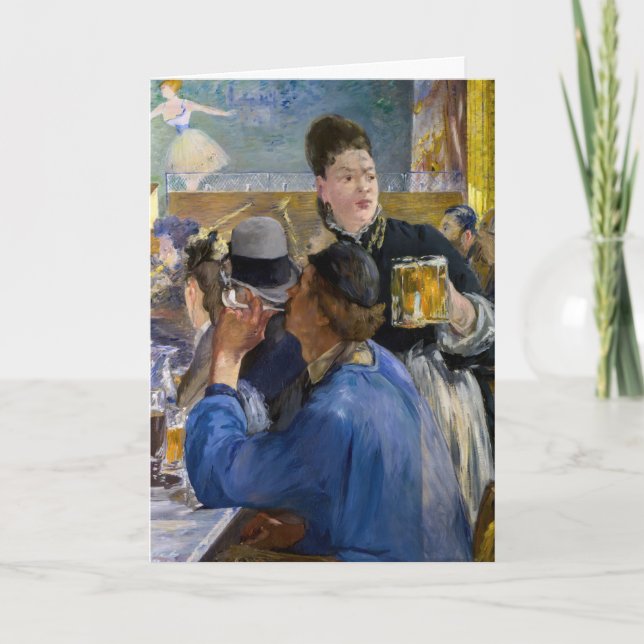 Cartão Edouard Manet - Cantinho de um Cafe-Concert (Frente)