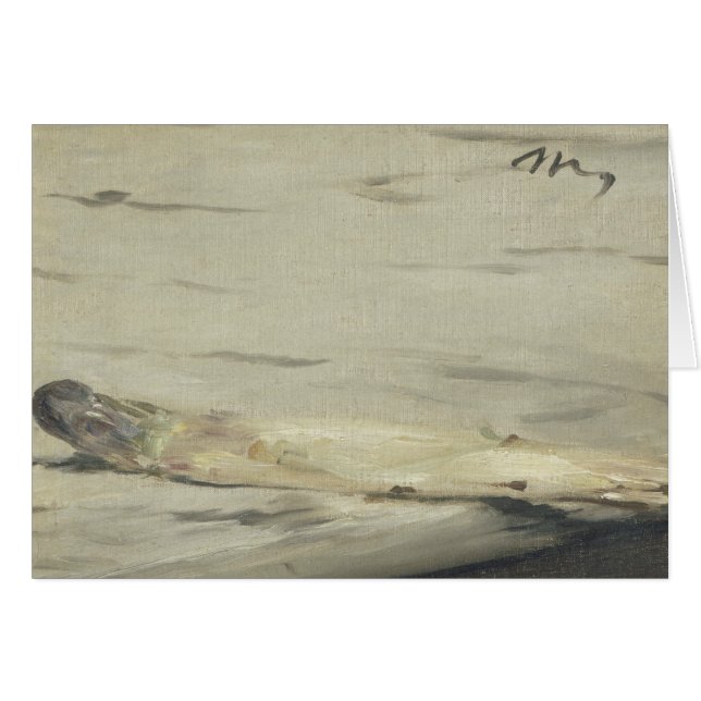 Cartão Edouard Manet - Espargos (Frente Horizontal)