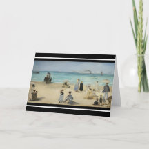 Edouard Manet - Na Praia, Boulogne-sur-Mer