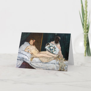 Cartão Edouard Manet - Olympia