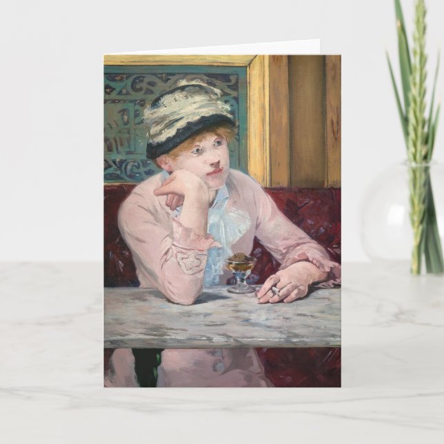Cartão Edouard Manet - Plum Brandy (Frente)