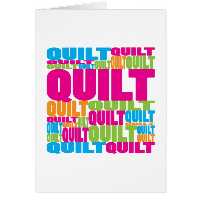 Cartão Edredão colorida (Frente)