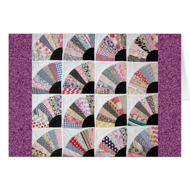 Cartão Edredão da herança (Frente Horizontal)