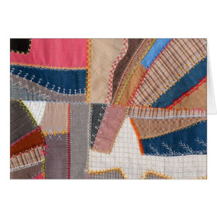 Cartão Edredão louca americana antiga cerca de 1890