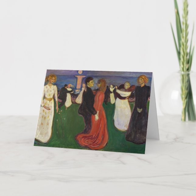 Cartão Edvard Munch - A dança da vida (Frente)
