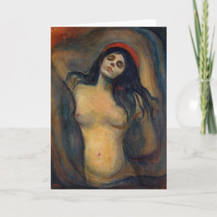 Cartão Edvard Munch - Madona