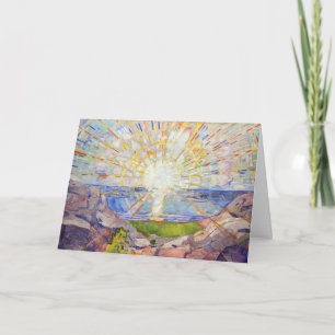 Cartão Edvard Munch - O Sol 1911