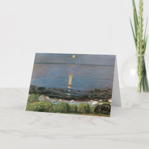 Cartão Edvard Munch Painting, Summer Night by Beach