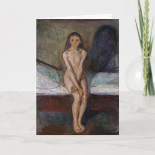 Cartão Edvard Munch - Puberdade