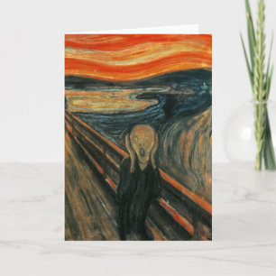 Cartão Edvard Munch - The Scream
