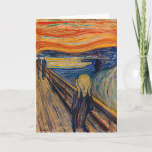 Cartão Edvard Munch - The Scream 1893