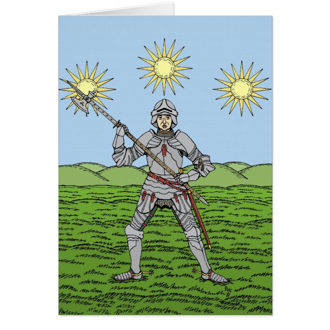 Cartão Edward IV em Plate Armor (Frente)