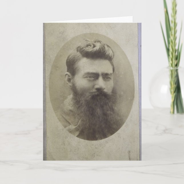 Cartão Edward (Ned) Kelly, age 25 (Frente)