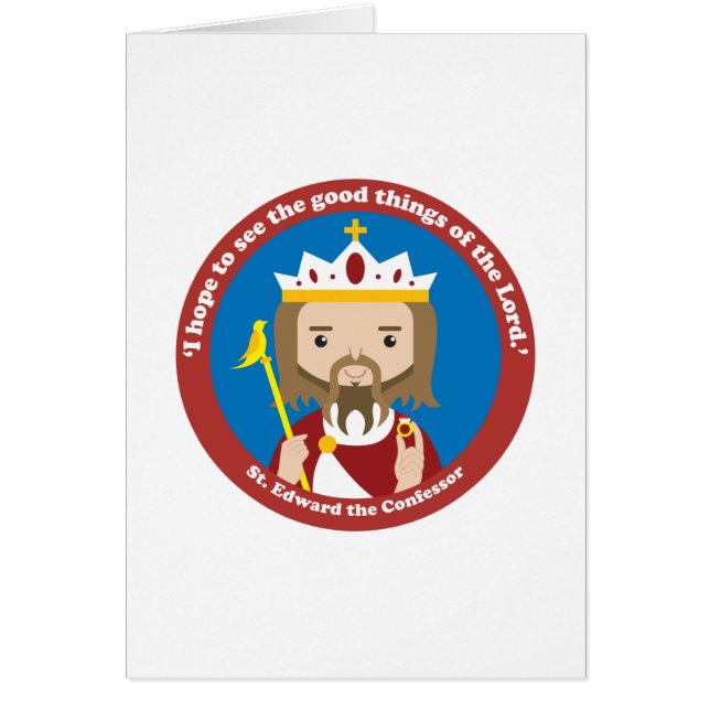 Cartão Edward, o Confessor (Frente)