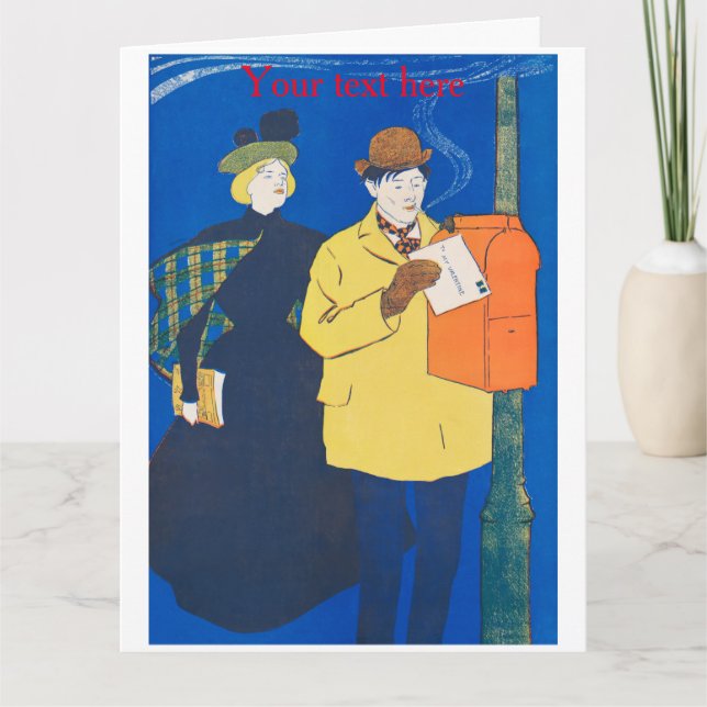 Cartão Edward Penfield (Frente)