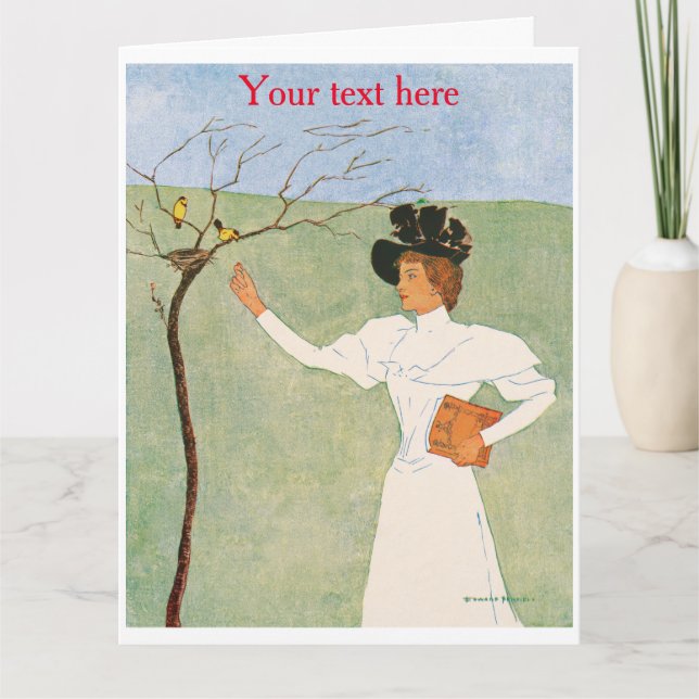 Cartão Edward penfield (Frente)