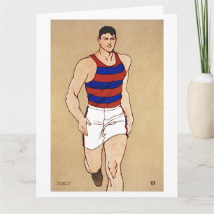 Cartão Edward Penfield Folheto de Saudação