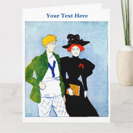 Cartão Edward Penfield Folheto de Saudação