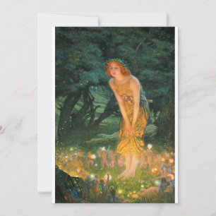 Cartão Edward Robert Hughes - Véspera de Verão