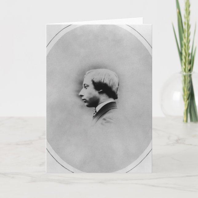 Cartão Edward VII, 1860 (Frente)