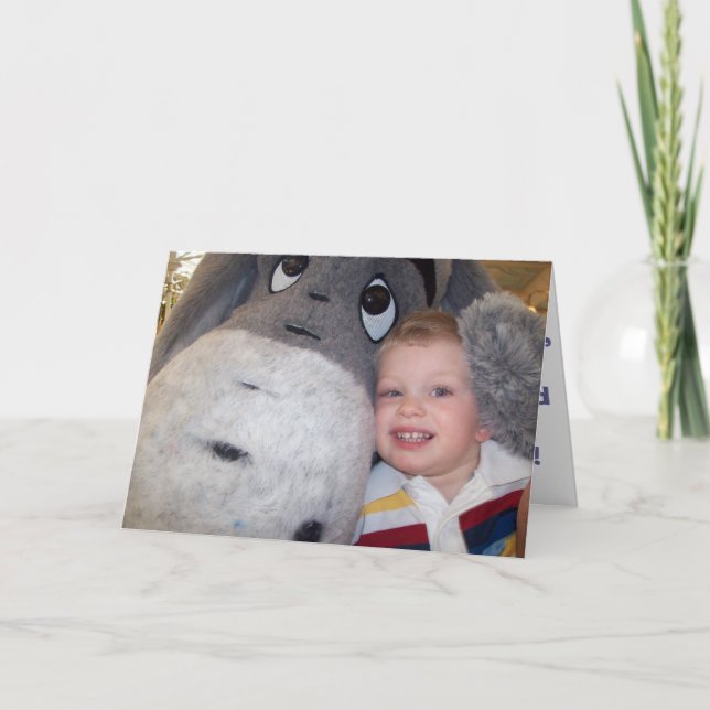 Cartão Eeyore (Frente)