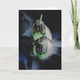 Cartão "EggPlant" Alterou Digitalmente Os Egglets Ainda V