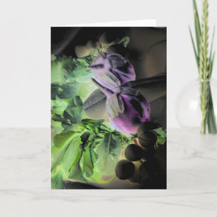 Cartão "EggPlant & Radish" Alterou Digitalmente A Vida Es