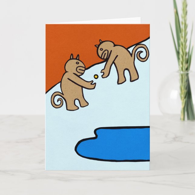 Cartão EGGROLLER  Greeting Card (Frente)