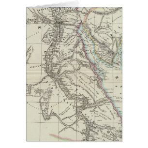 Cartão Egito e Arábia Saudita