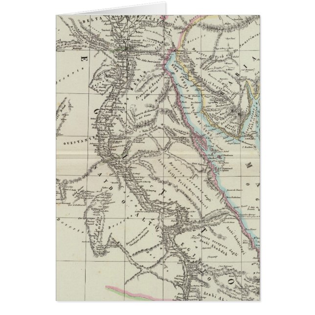 Cartão Egito e Arábia Saudita (Frente)